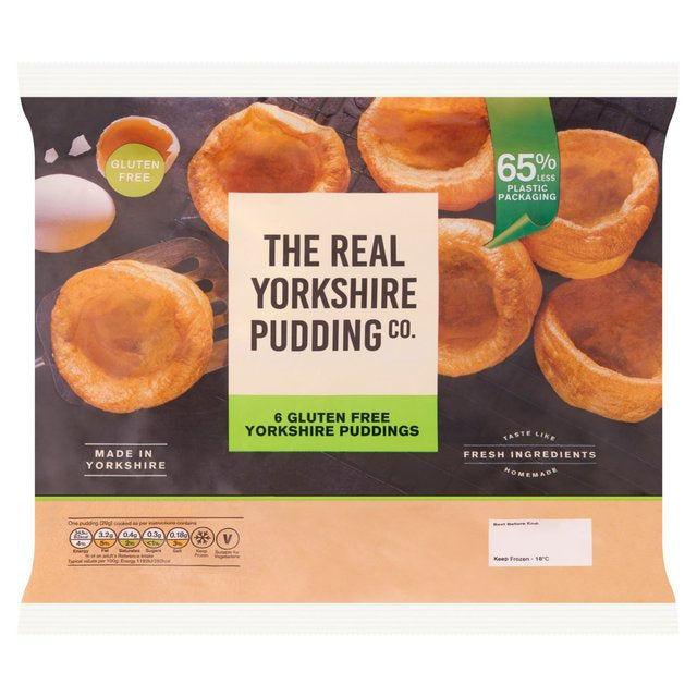 The Real Yorkshire Pudding Company Gluten Free Yorkshire Puddings 180gm