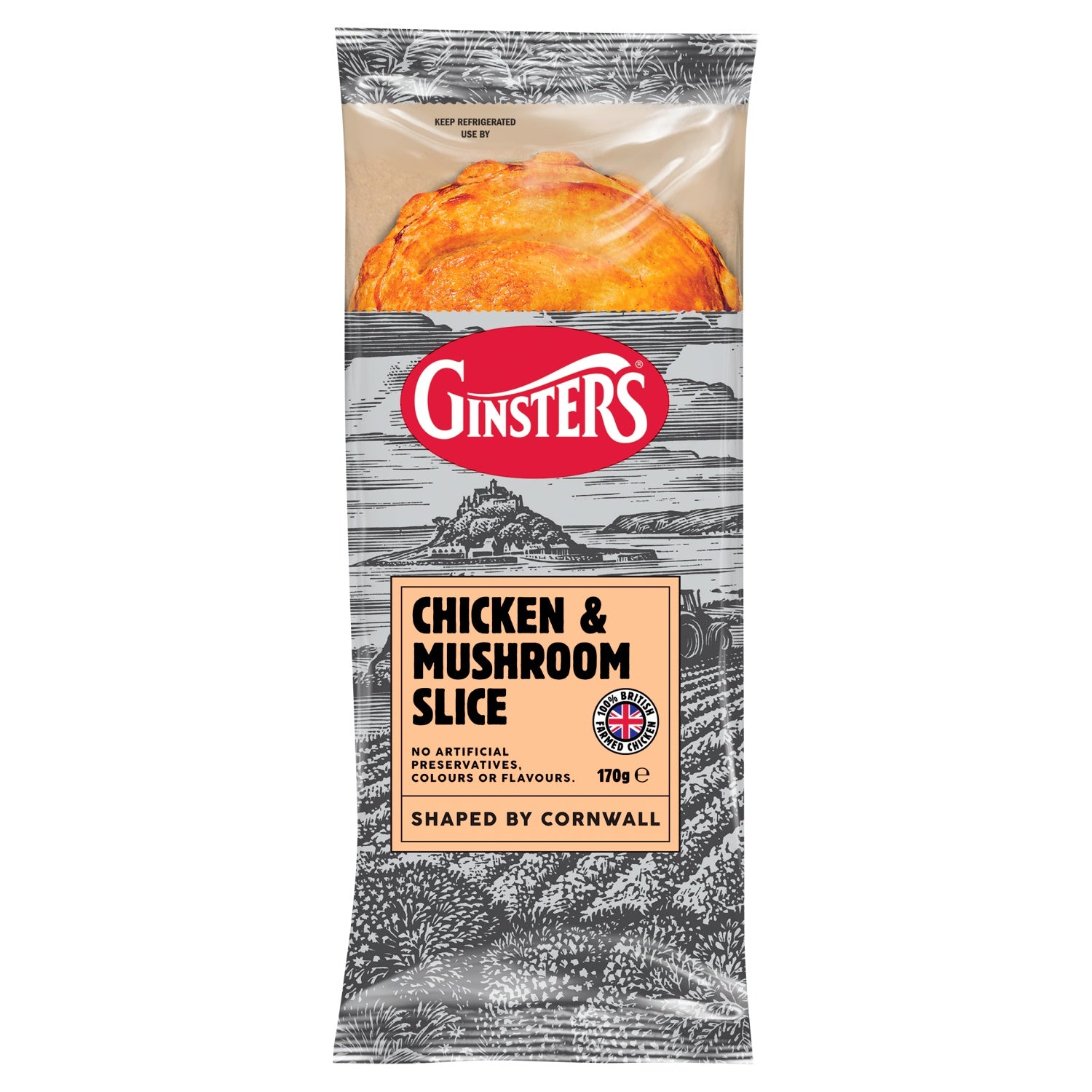 Ginsters Chicken Mushroom Slice 170g