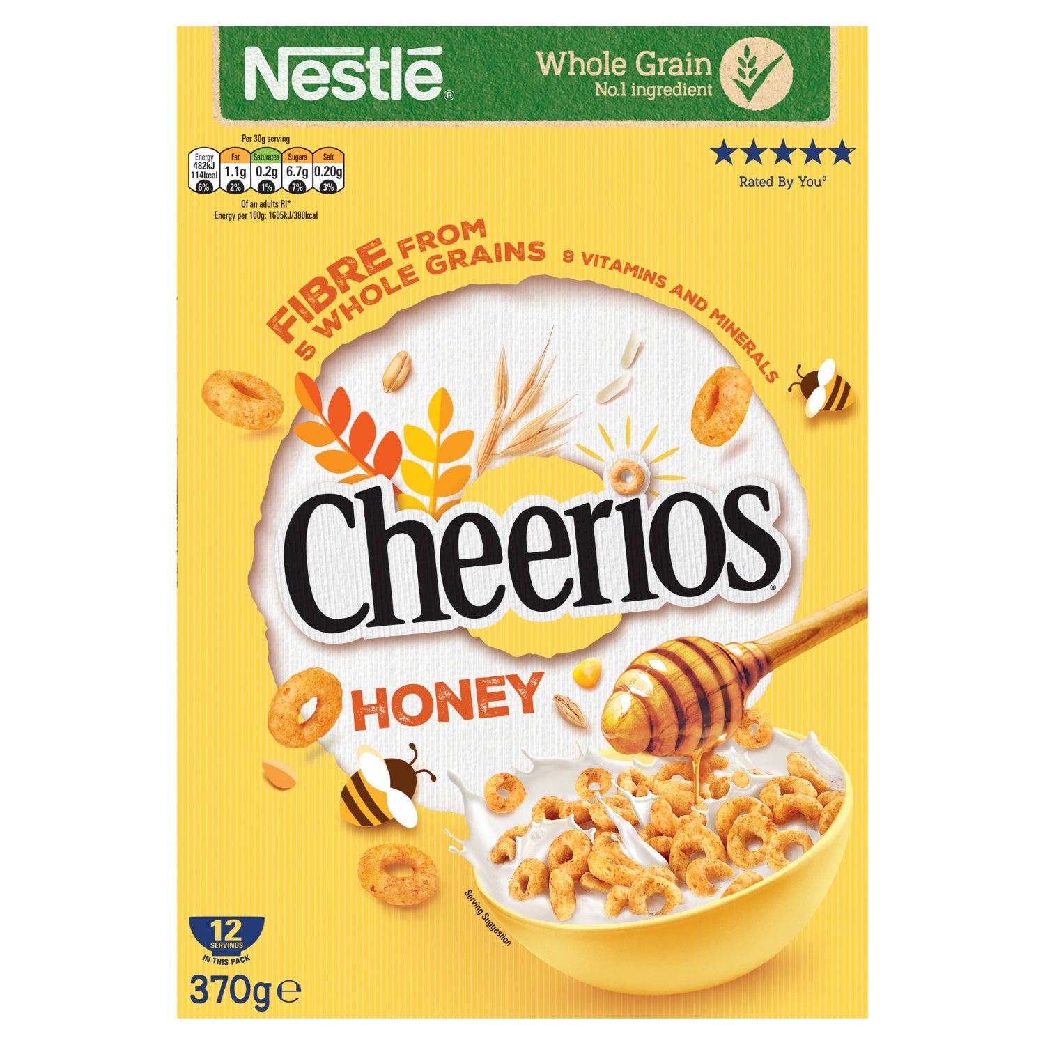 Nestle Honey Cheerios 370g