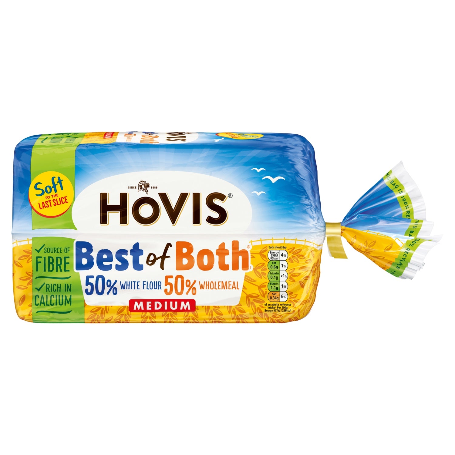 Hovis Best Of Both Medium 800g