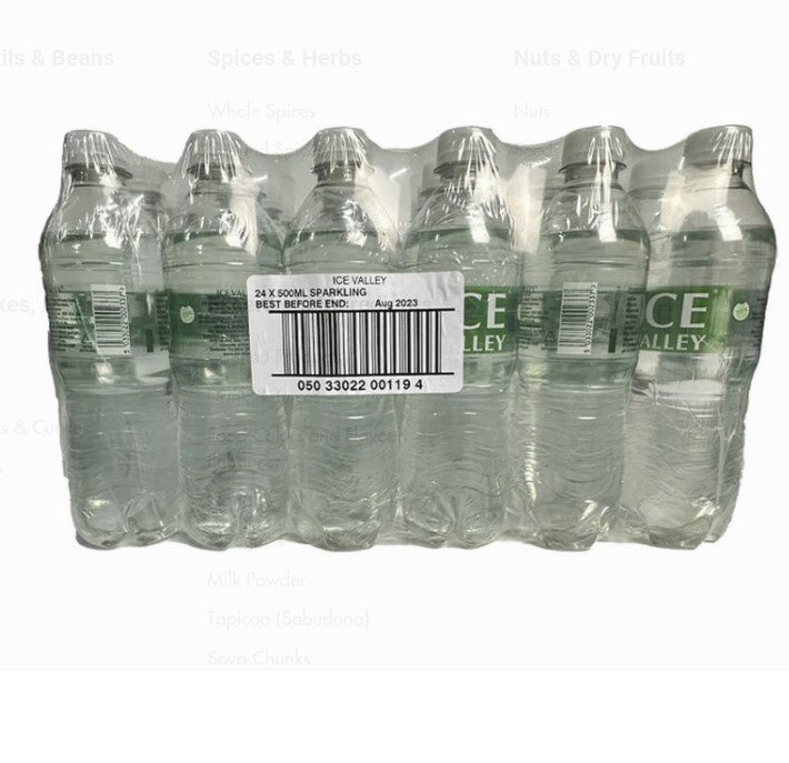 Ice Valley Sparkling Spring Water Screw Cap 500ml x24