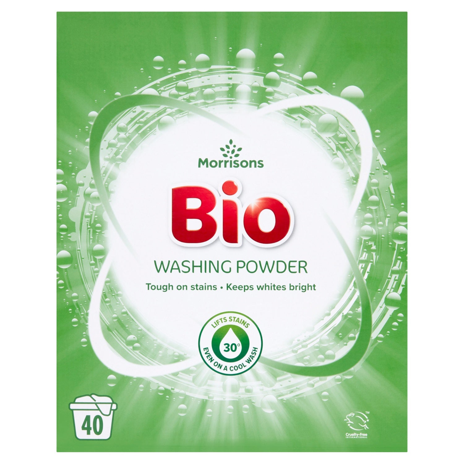 Morrisons Bio Powder 40 Washes 2.6Kg