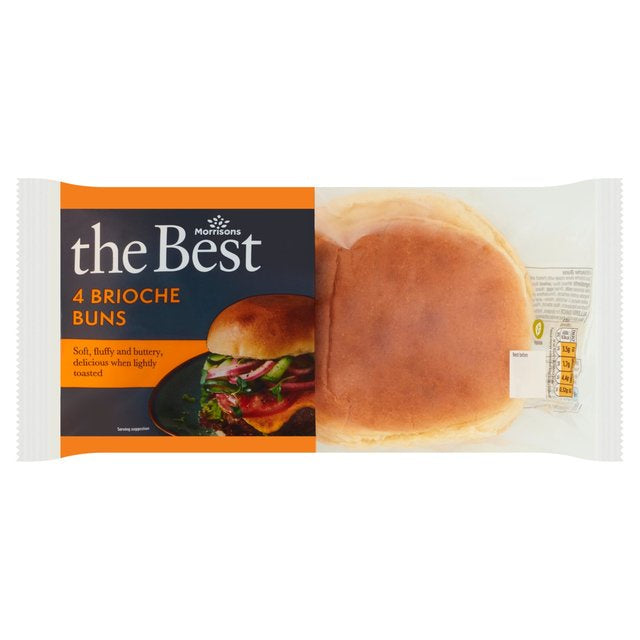 Morrisons The Best Brioche Buns 4pk