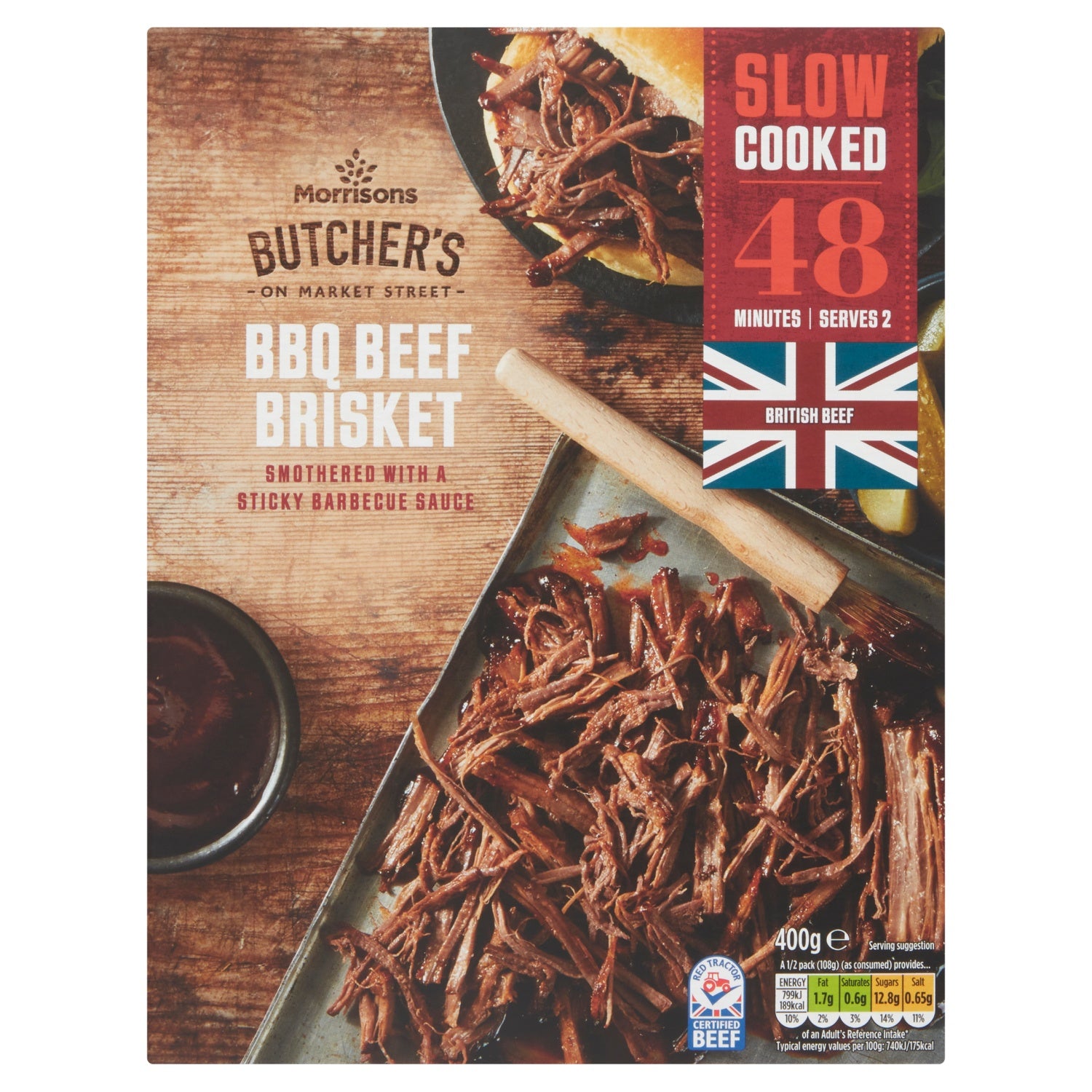 Morrisons BBQ Beef Brisket 400g