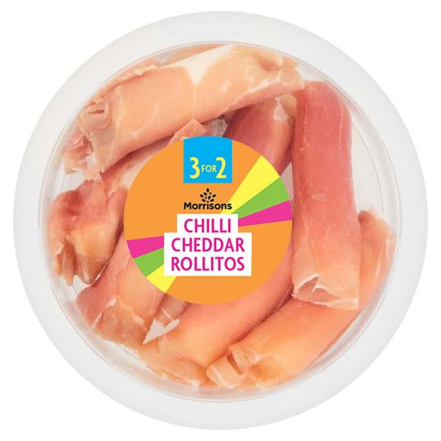 Morrisons Summer Chilli And Cheddar Rollitos 100G