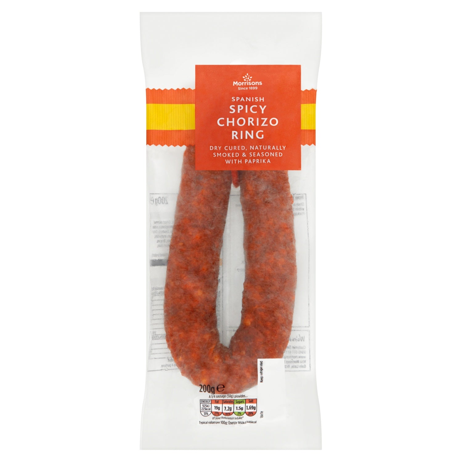 Morrisons Spicy Spanish Chorizo Ring 200g