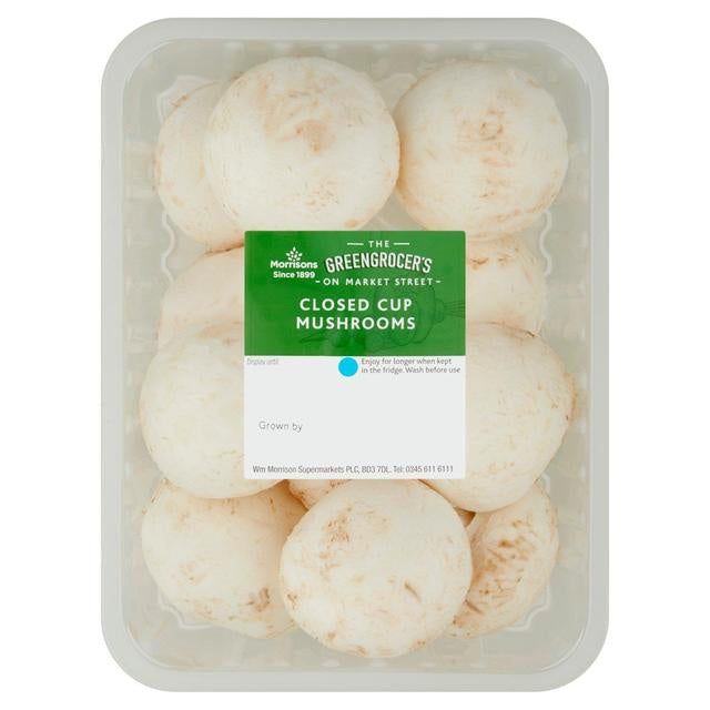 Morrisons Closed Cup Mushrooms 250G