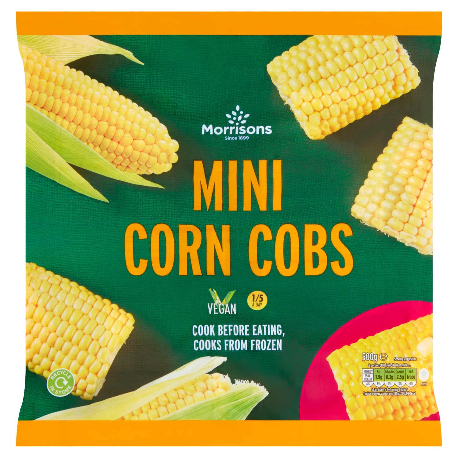 Morrisons Mini Corn Cobs 500g