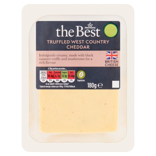 Morrisons The Best Truffled West Country Cheddar 180g