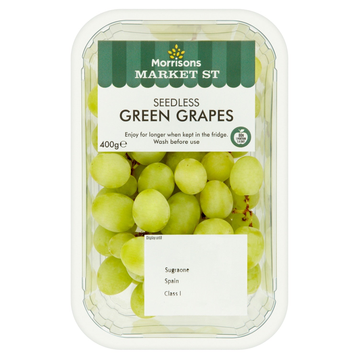 Morrisons Green Grapes 400g