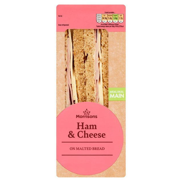 Morrisons Sandwich Ham Cheese