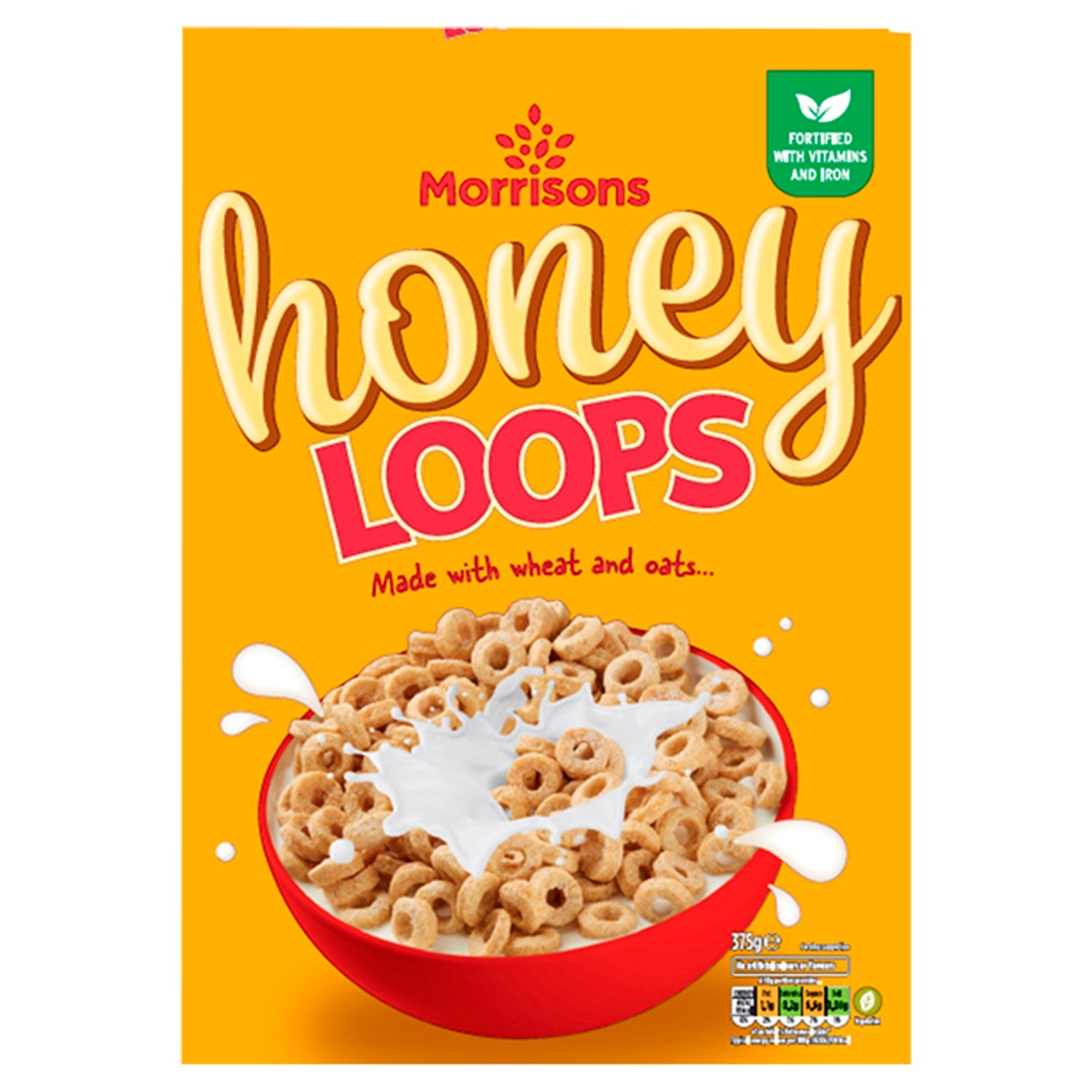 Morrisons Honey Hoops 375g