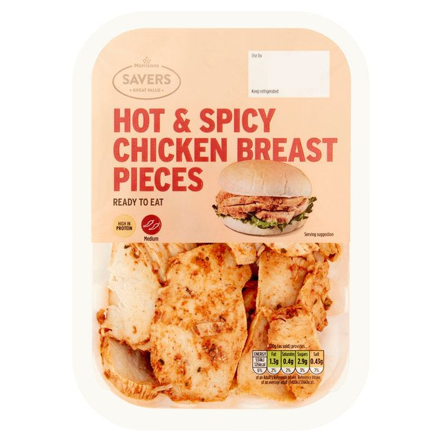 Morrisons Savers Hot and Spicy Cooked Chicken Breast Slices 210g