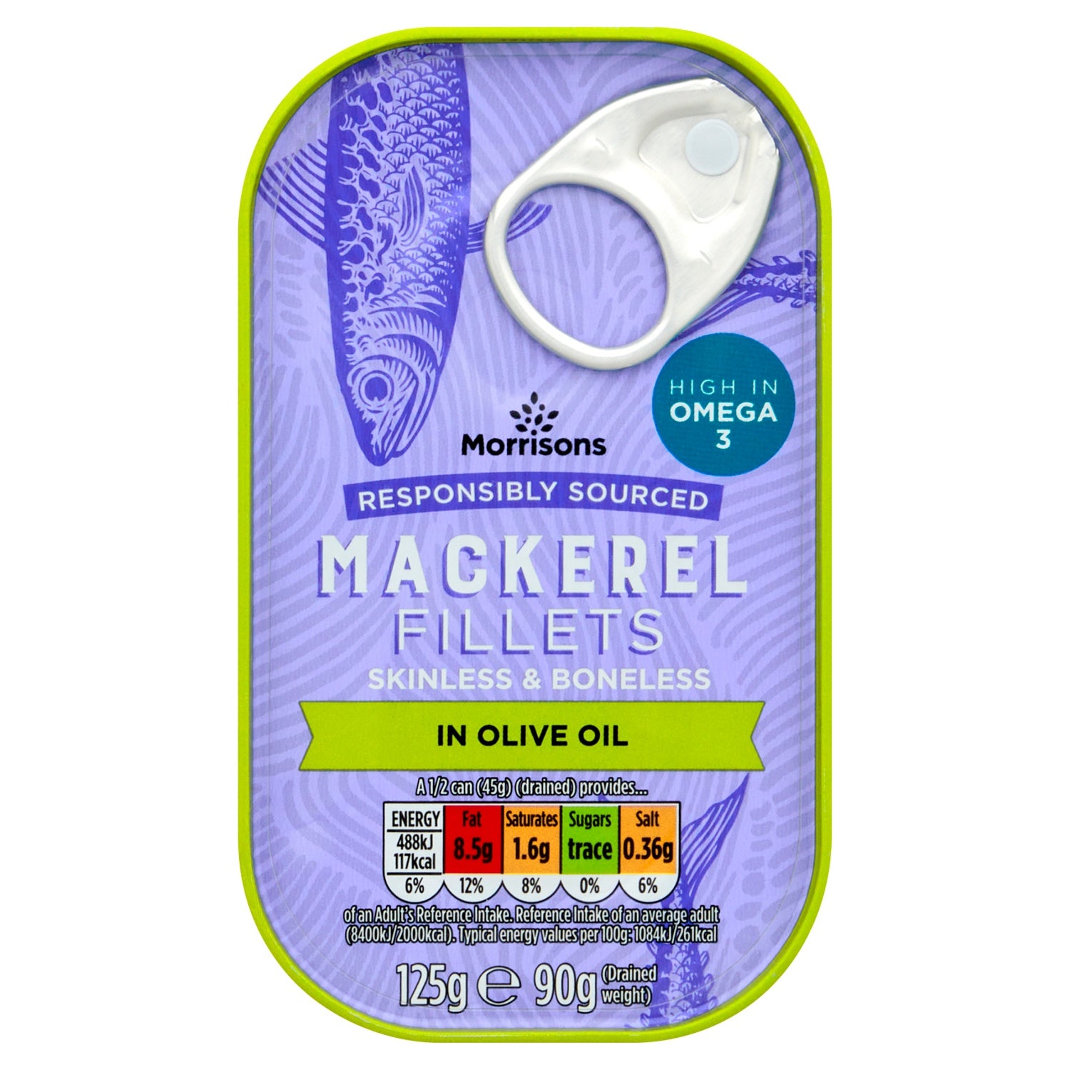 Morrisons Mackerel In Olive Oil