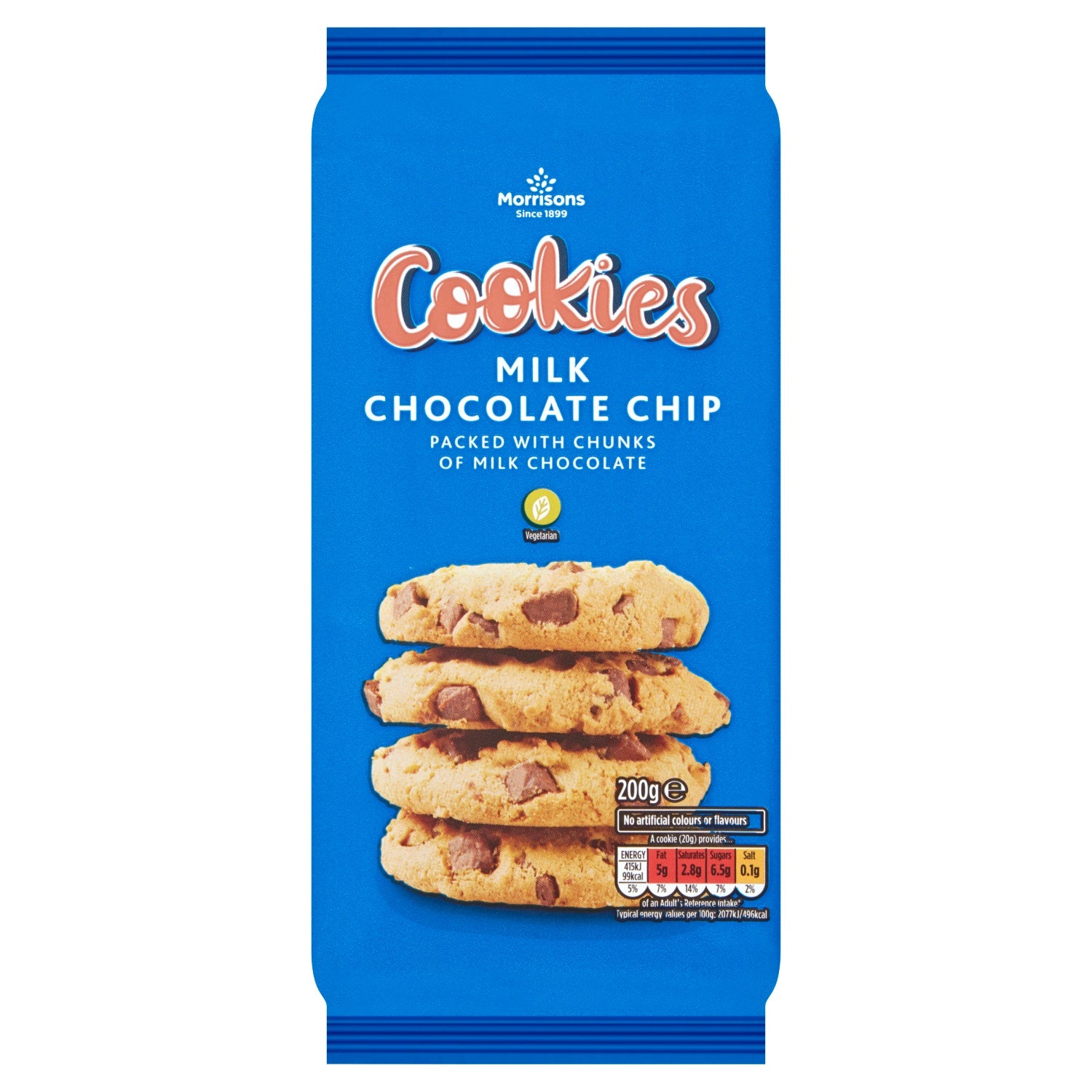 Morrisons Milk Chocolate Cookies 200g