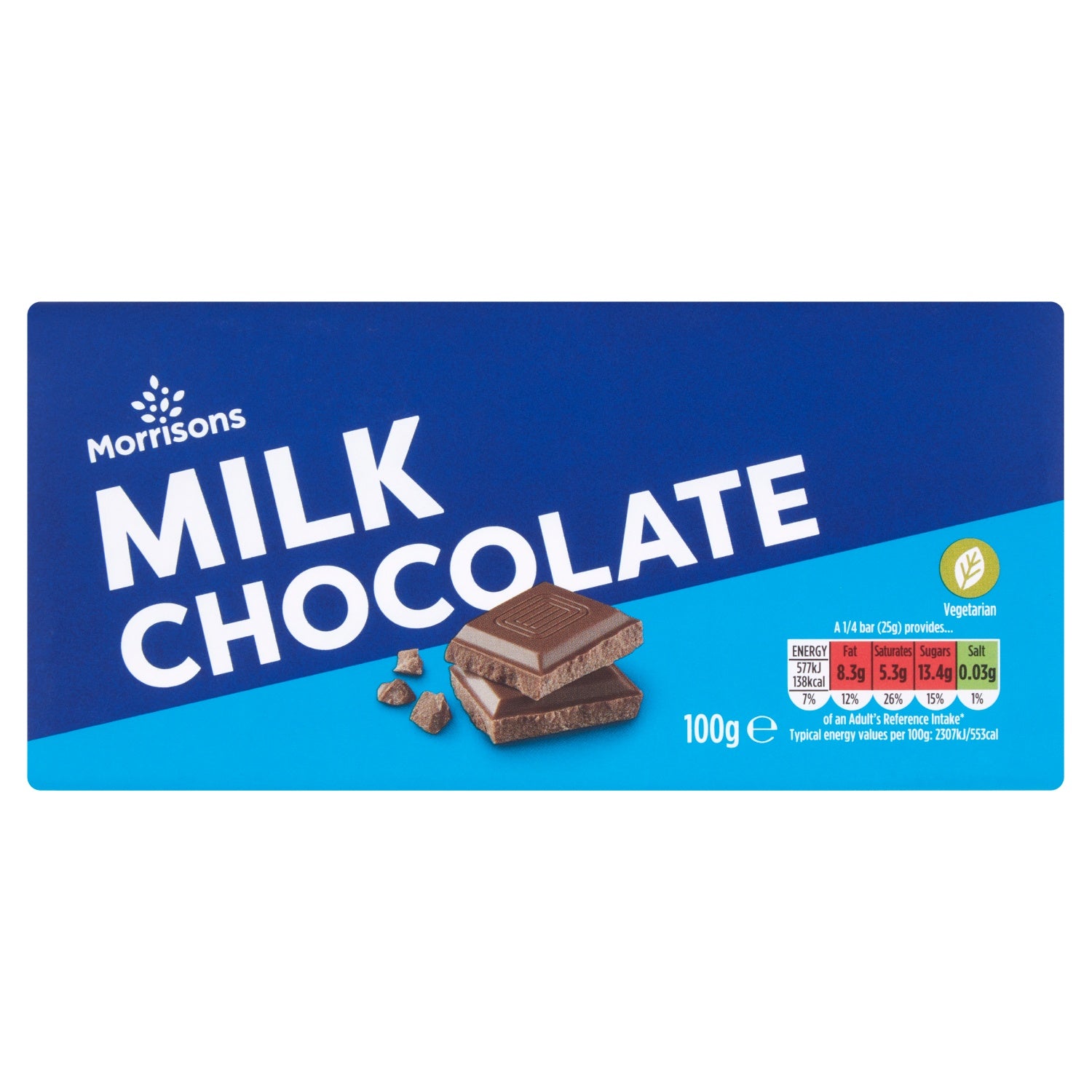 Mprrisons Milk Chocolate 100g