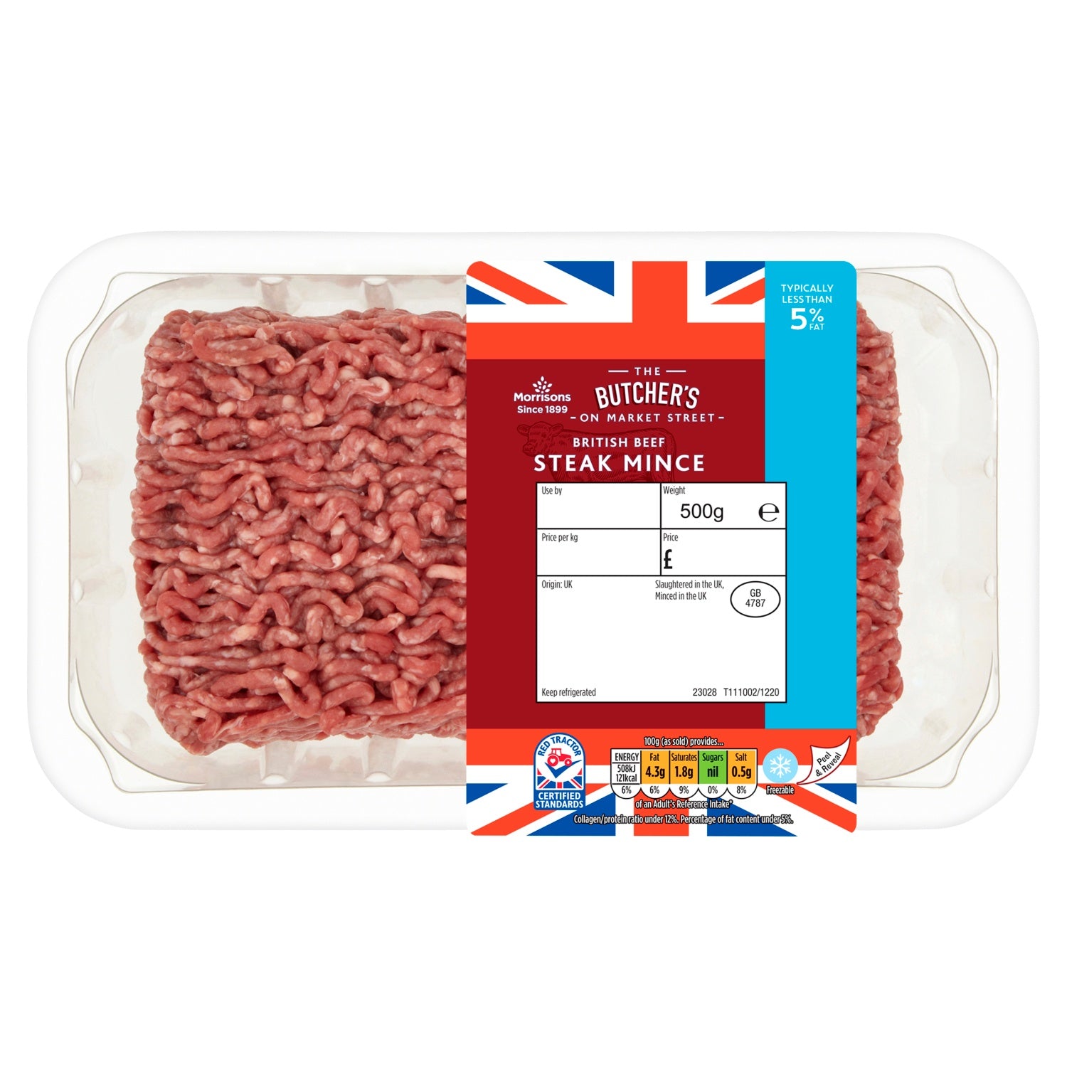 Beef Steak Mince 5% Fat 500g