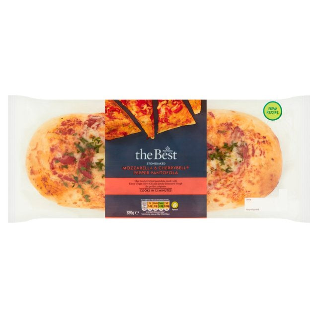 Morrisons The Best Cherry Bell Pepper Mozzarella Pantofola 280g