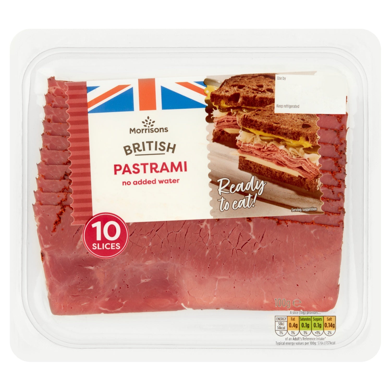 Morrisons Carvery Pastrami 100g