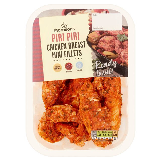 Morrisons Piri Piri Chicken Mini Fillets 160g