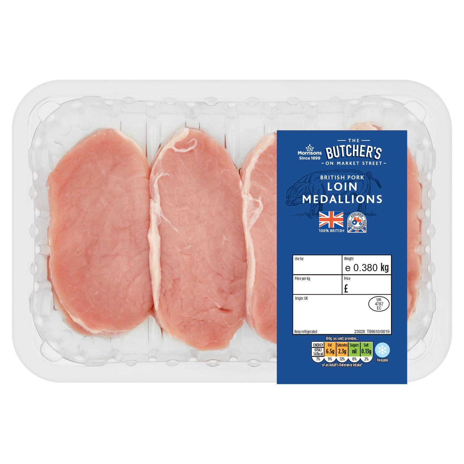 Morrisons Market St British Pork Loin Medallions 380g