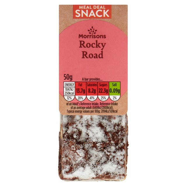 Morrisons Rocky Road Bar 50g