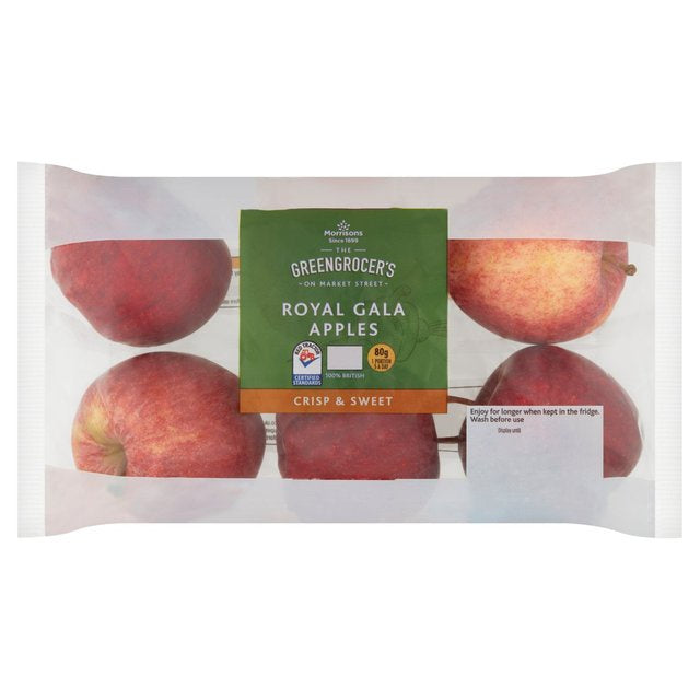 Morrisons Royal Gala Apples 6pk.