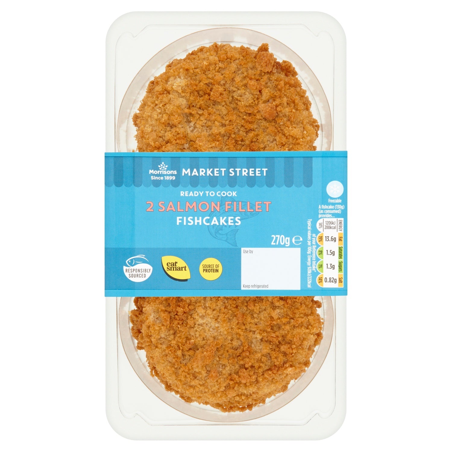 Morrisons 2 Salmon Fishcakes 270g