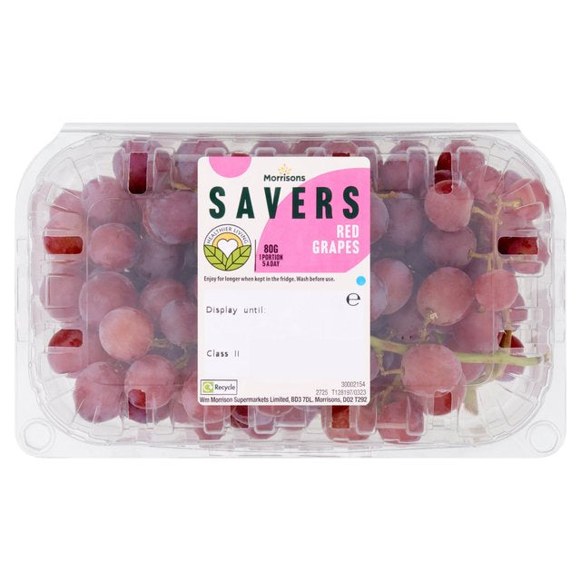 Morrisons Savers Red Grapes 500g