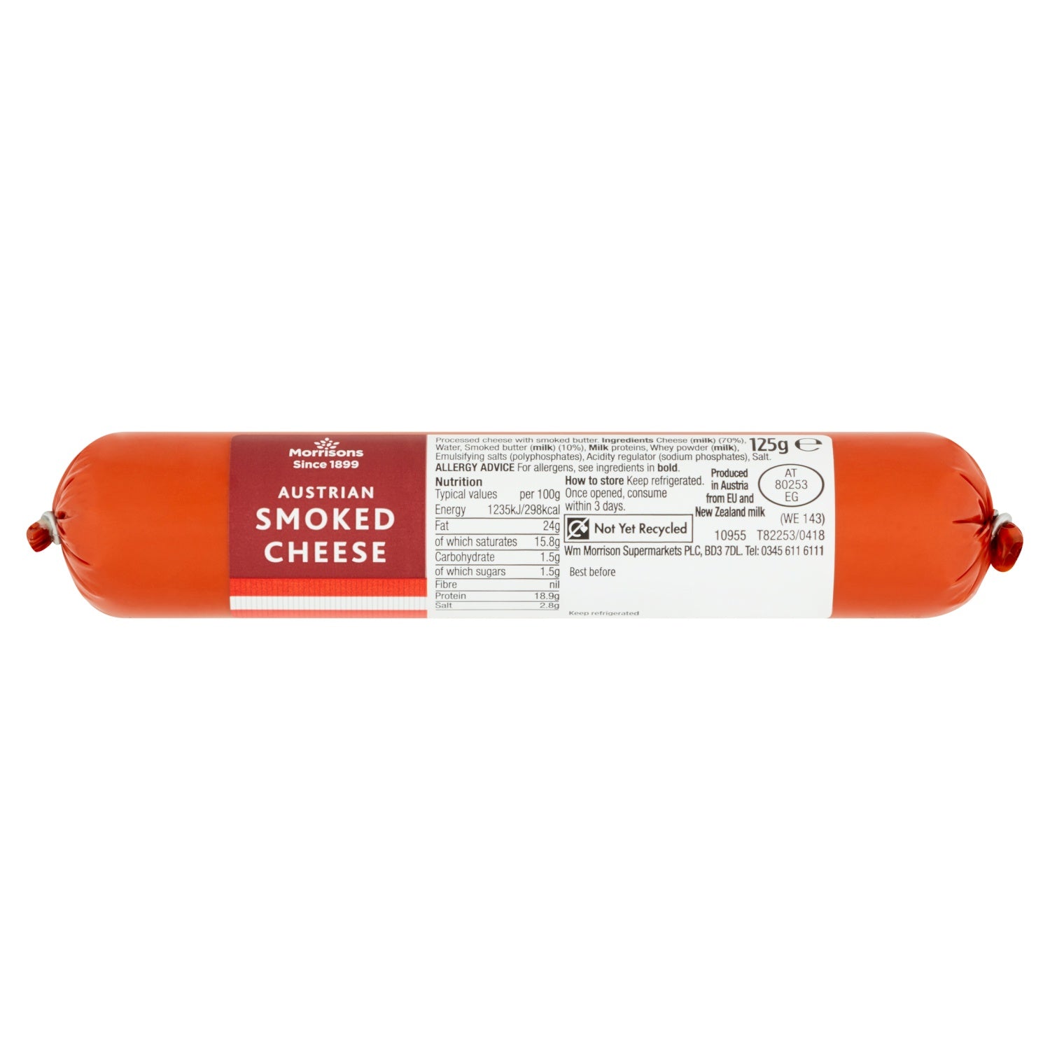 Morrisons Austrian Smoked Cheese 125g