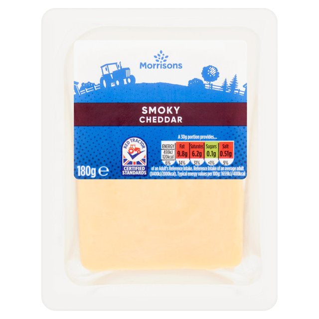 Morrisons Smokey Cheddar 180g