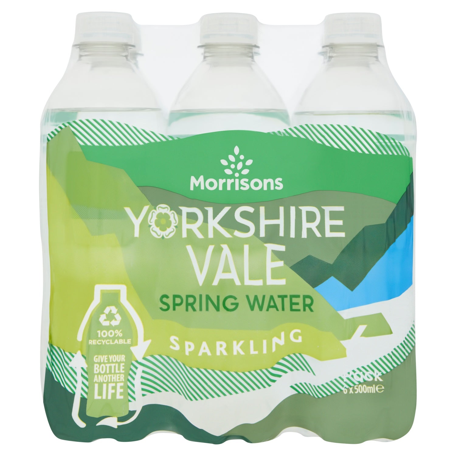 Morrisons Yorkshire Vale Sparkling Water 6 X 500ml