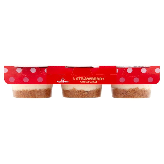 M Strawberry Cheesecakes 3 x 100g