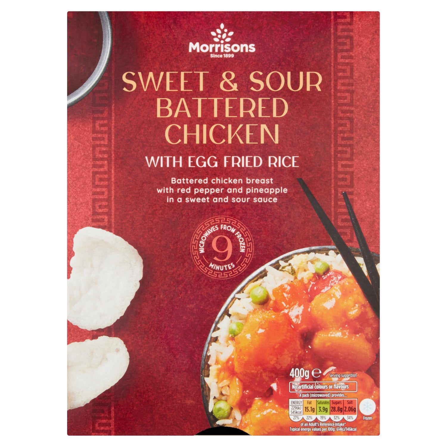 Morrisons Sweet & Sour Battered Chicken 400g