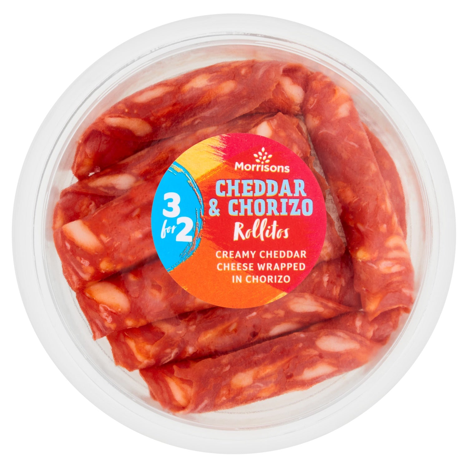 Morrisons Tapas Chorizo Rolls With Cheddar 80g