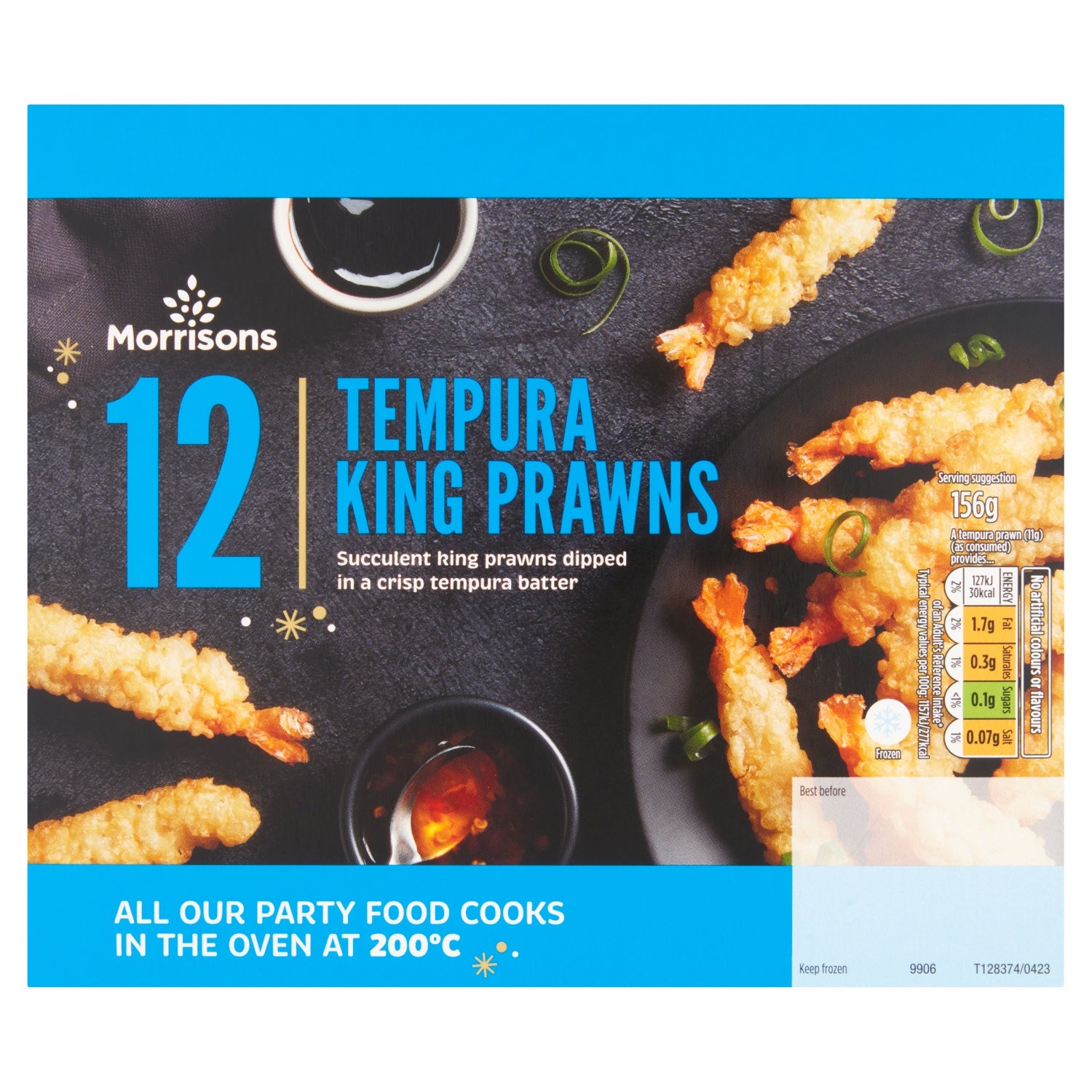 Morrisons 12 Tempura Prawns 156g