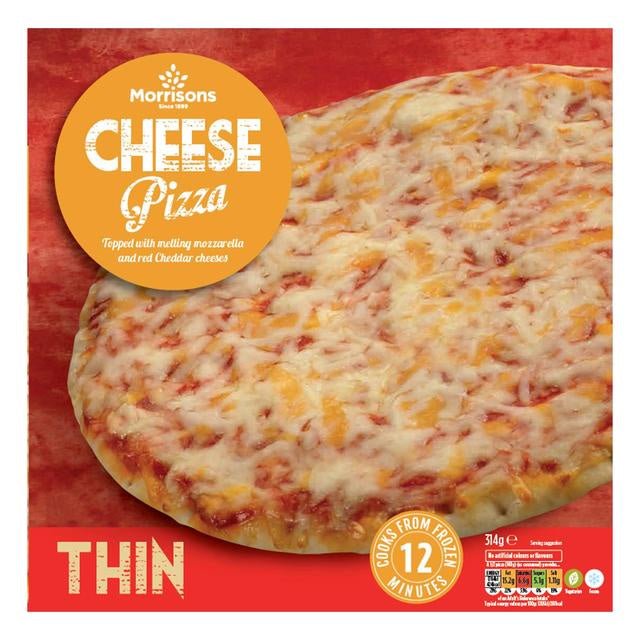 Morrisons Thin Cheese Pizza 314g