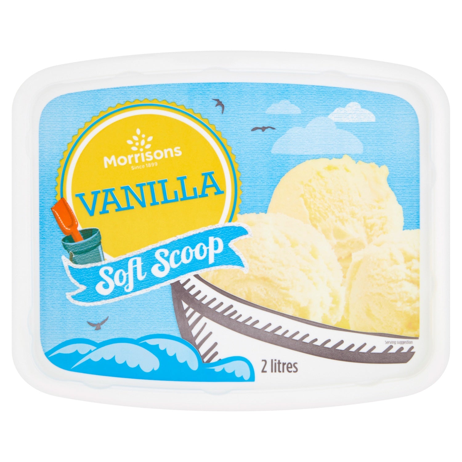 Morrisons Vanilla Icecream 2L