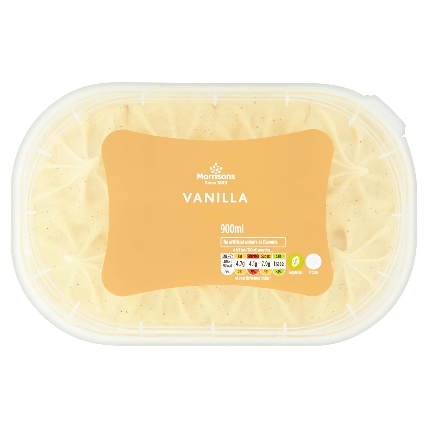 Morrisons Vanilla Ice Cream 900ml