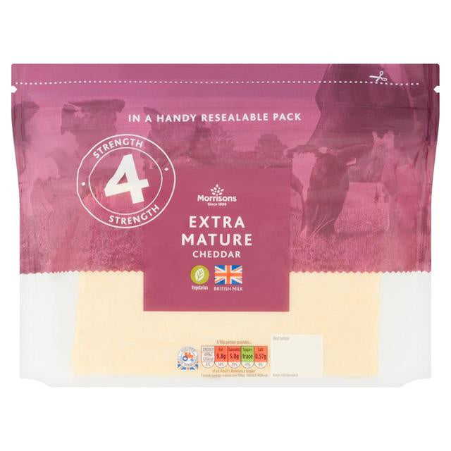 Morrisons Extra Mature Cheddar 350g