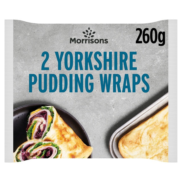 Morrisons Yorkshire Pudding Wraps Twin Pack 260g