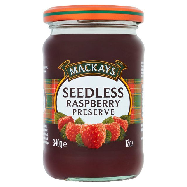 Mackays Seedless Raspberry Preserve 340g