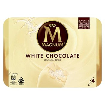 Magnum White 4 Pack 400ml