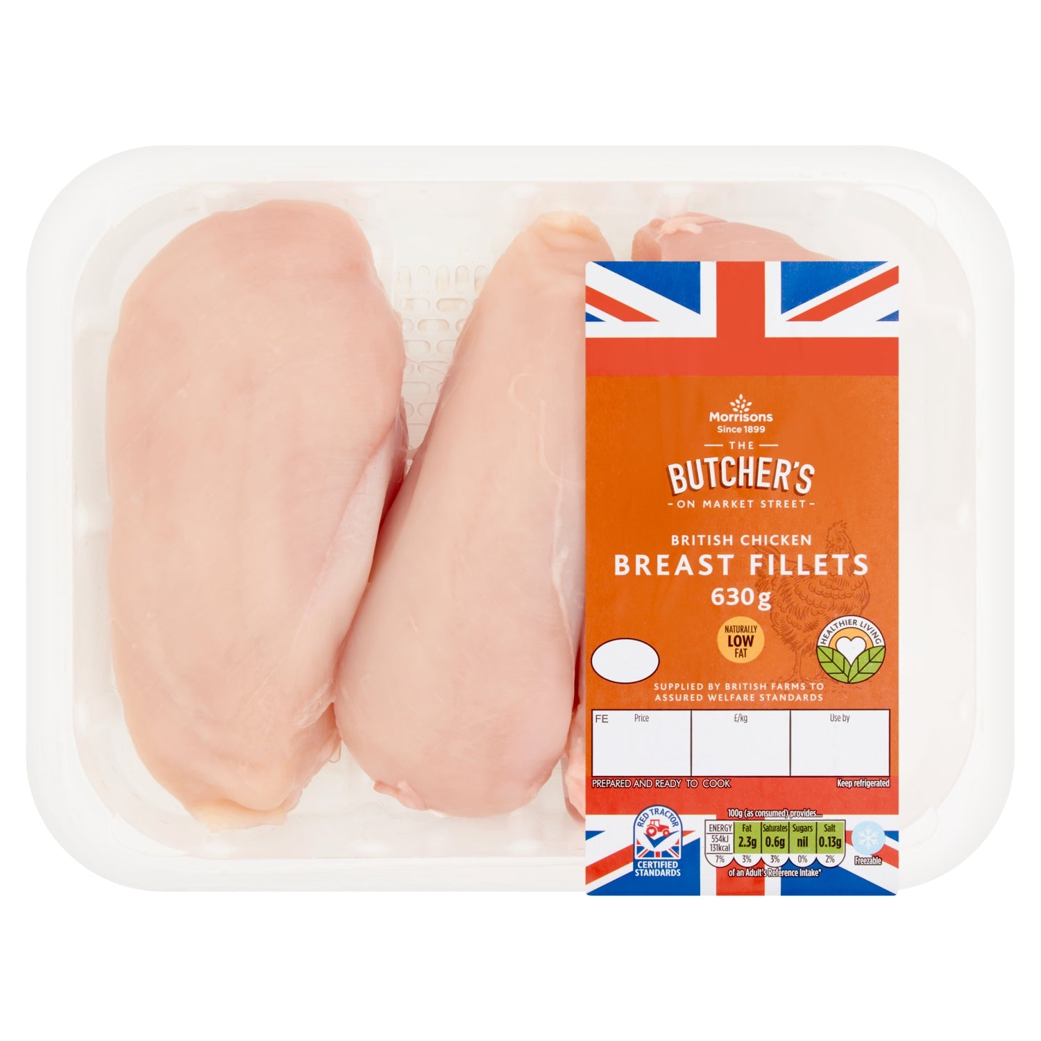 M British Chicken Breast Fillets 630g