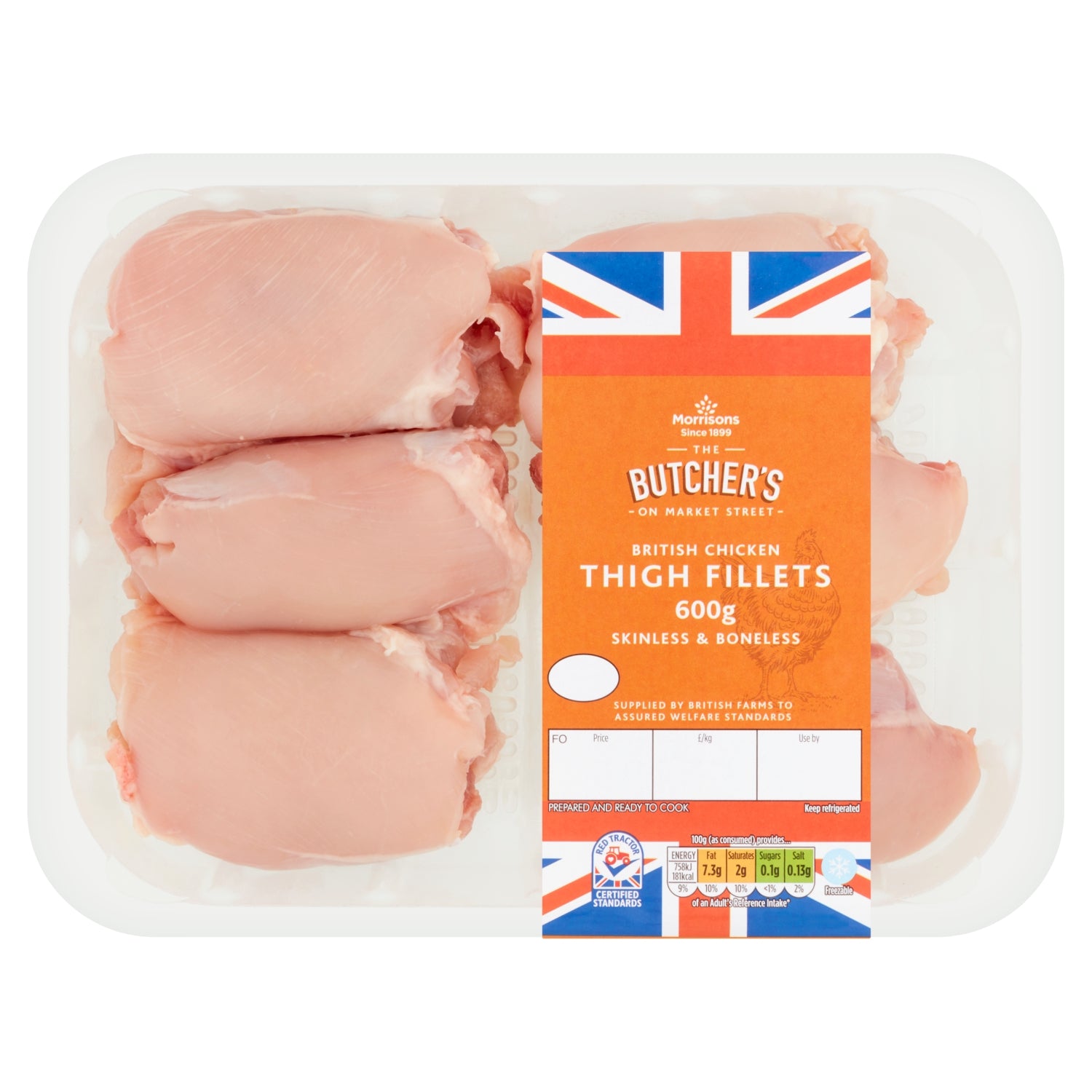 Morrisons Chicken Thigh Fillets 600g