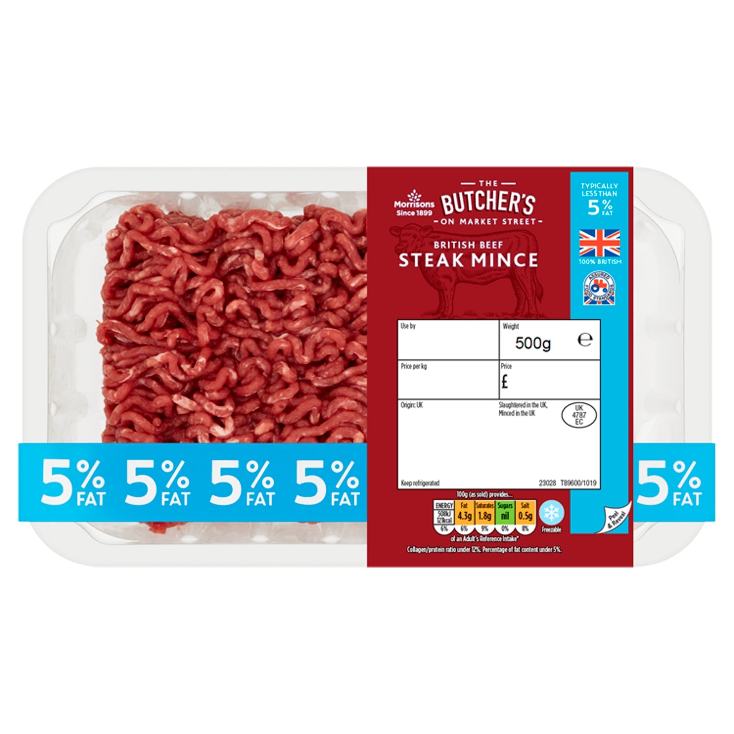 M Lean Beef Mince 5% Fat 525g