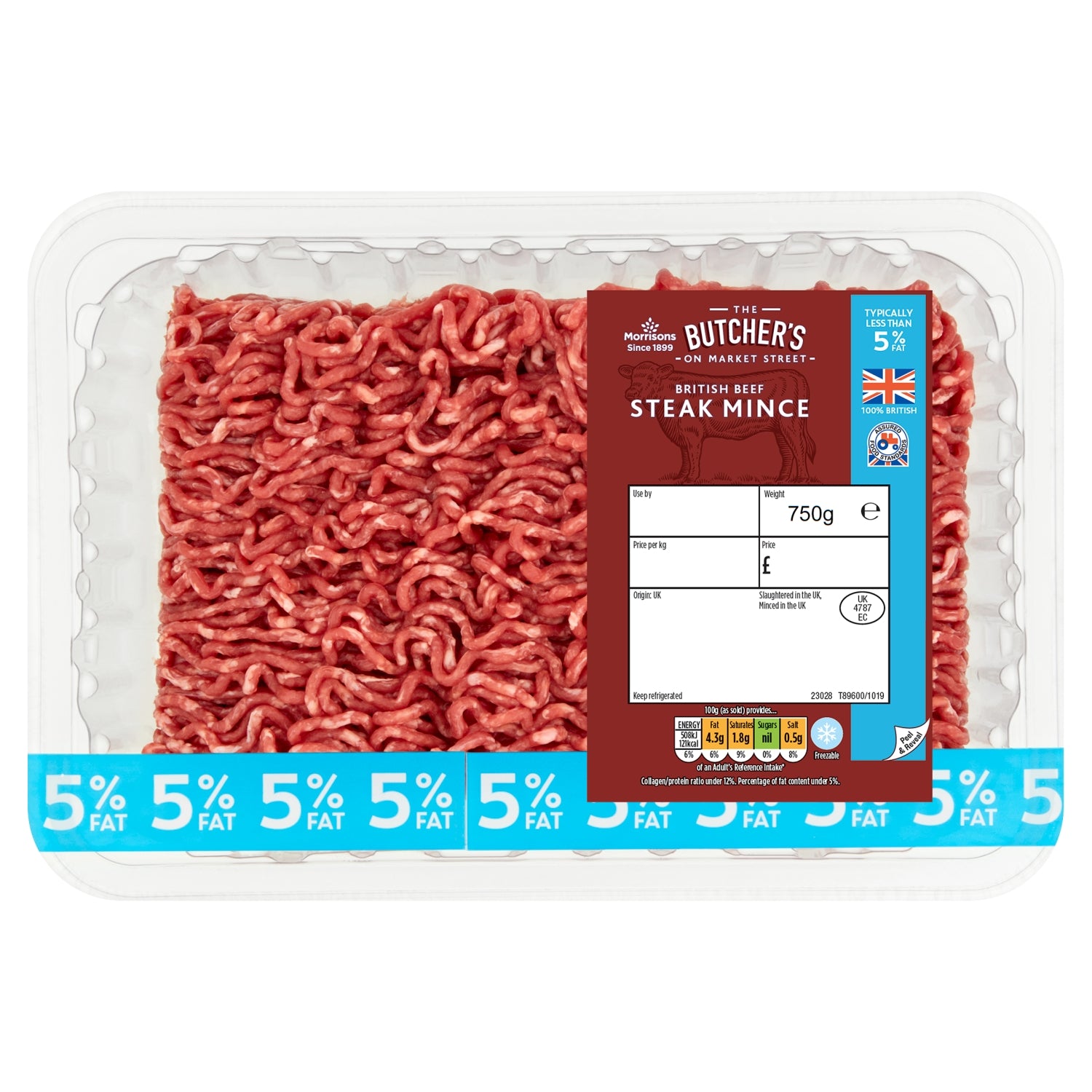 Morrisons Market St Beef Steak Mince 750g