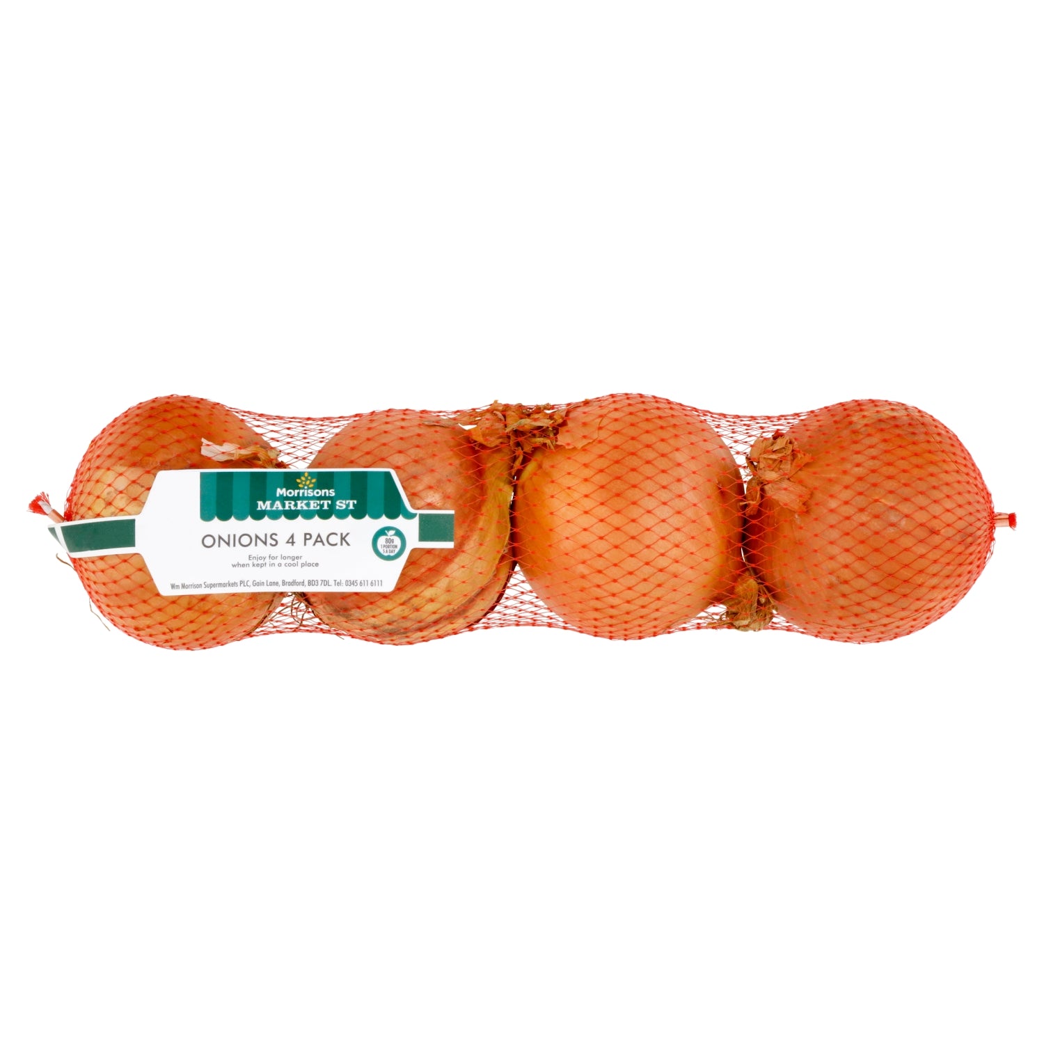 Morrisons Market St Onions 4pk