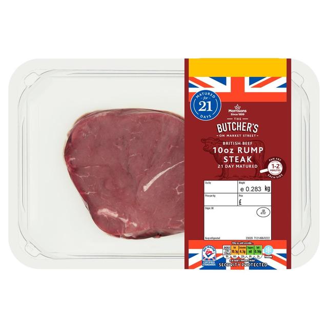 Morrisons Market Street Beef Rump Steak 283g