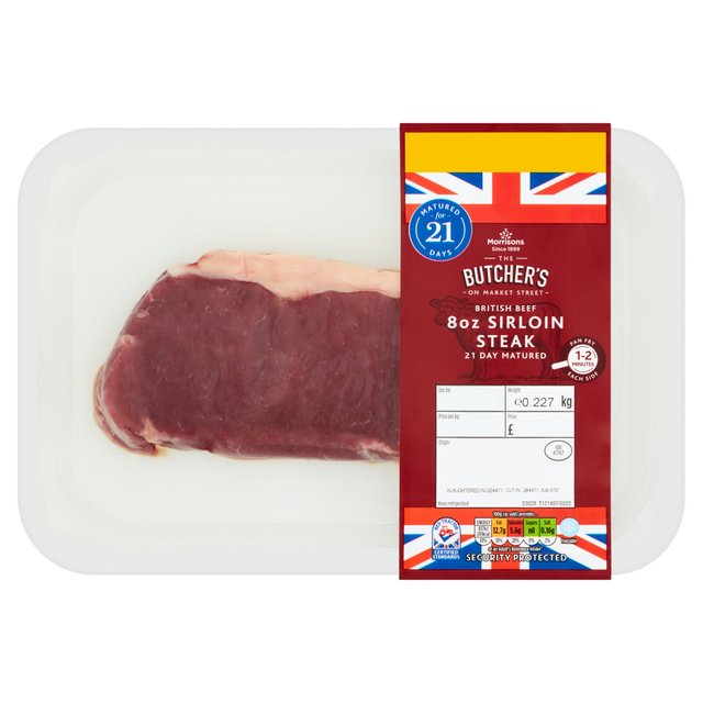 Morrisons Market St British Sirloin Steak 227g